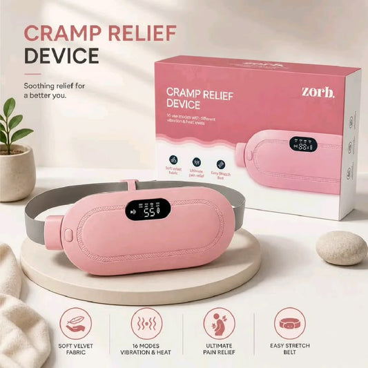 🌸 Smart Rechargeable Heating Belt – Portable Waist & Menstrual Pain Relief Pad